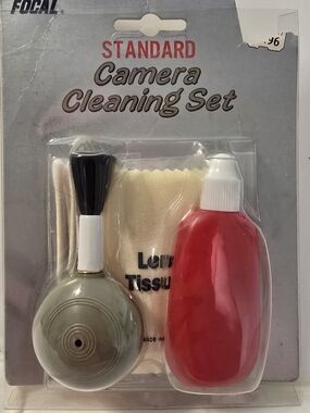 Vintage Focal Standard Camera Cleaning Set Lens Cleaner Kit NOS Sealed Japan